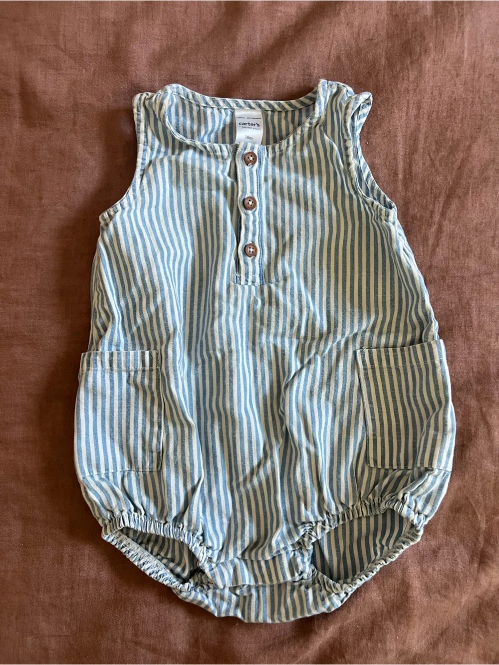 18m Striped Summer Romper